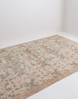 6'6 x 10'2 | Light Floral Vintage Rug | CE-D-2899