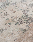 6'6 x 10'2 | Light Floral Vintage Rug | CE-D-2899