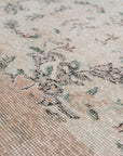 6'6 x 10'2 | Light Floral Vintage Rug | CE-D-2899