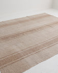 7'0 x 9'2 | 1940s Neutral Flatwave Rug | CE-E-2898