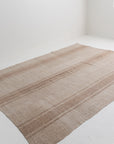 7'0 x 9'2 | 1940s Neutral Flatwave Rug | CE-E-2898