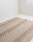 7'0 x 9'2 | 1940s Neutral Flatwave Rug | CE-E-2898