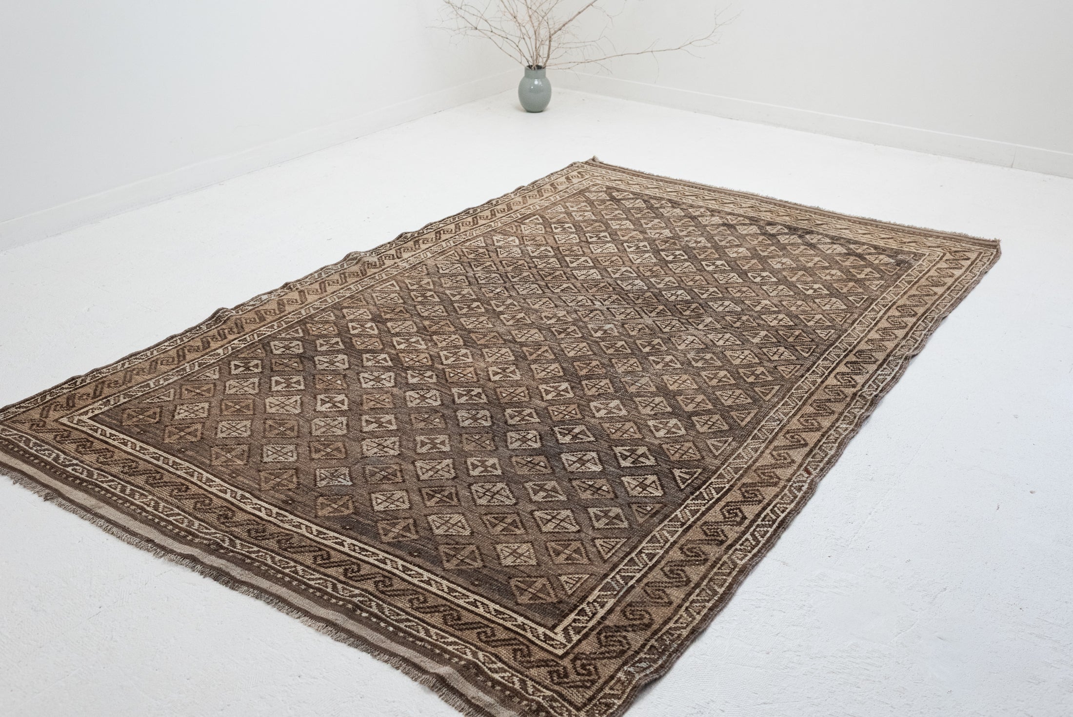 5&#39;6 x 8&#39;9 | Beautiful Brown Rug | CE-C-3355