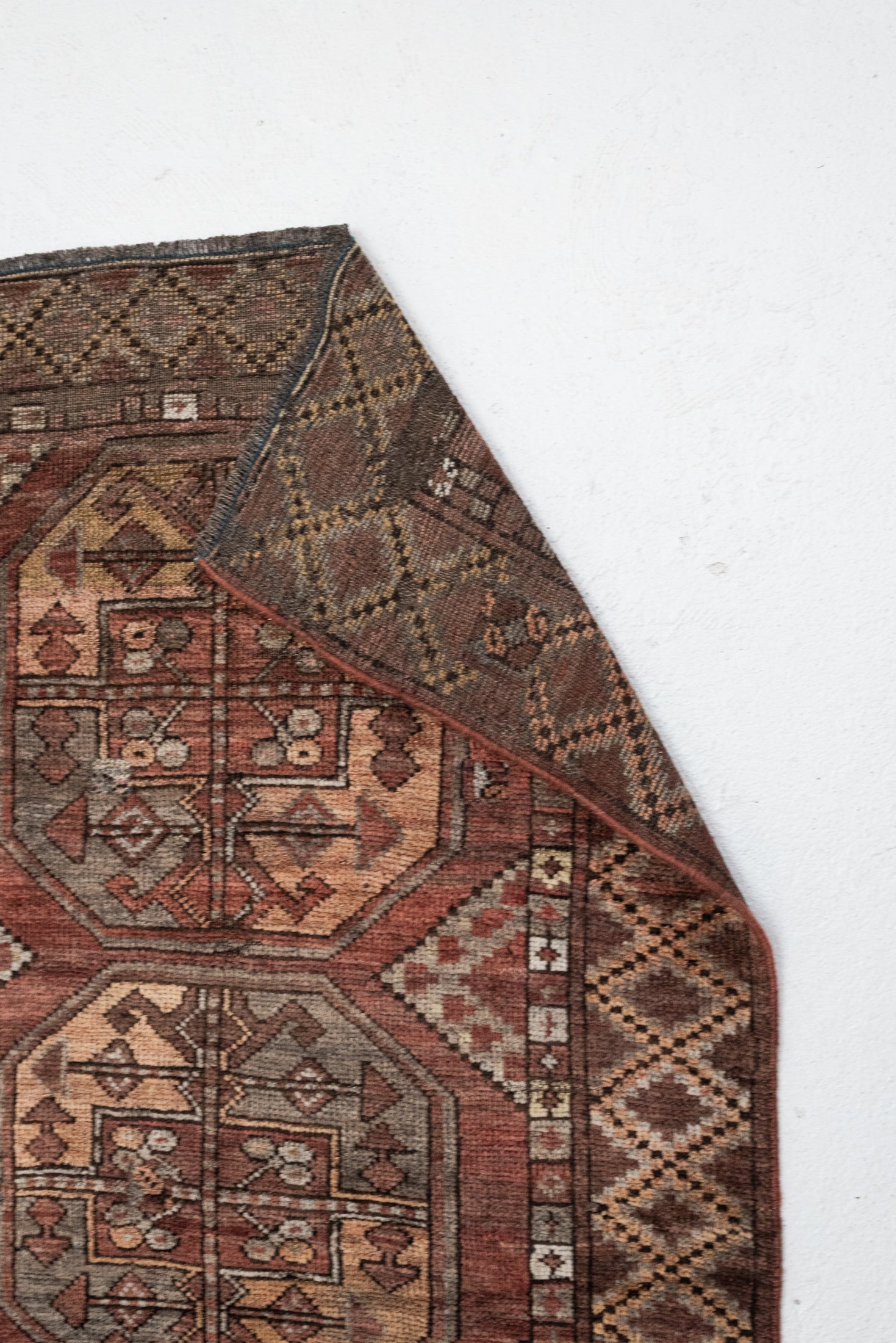 5&#39;8 x 7&#39;8 | 1930s Afghan Rug | CE-C-3367