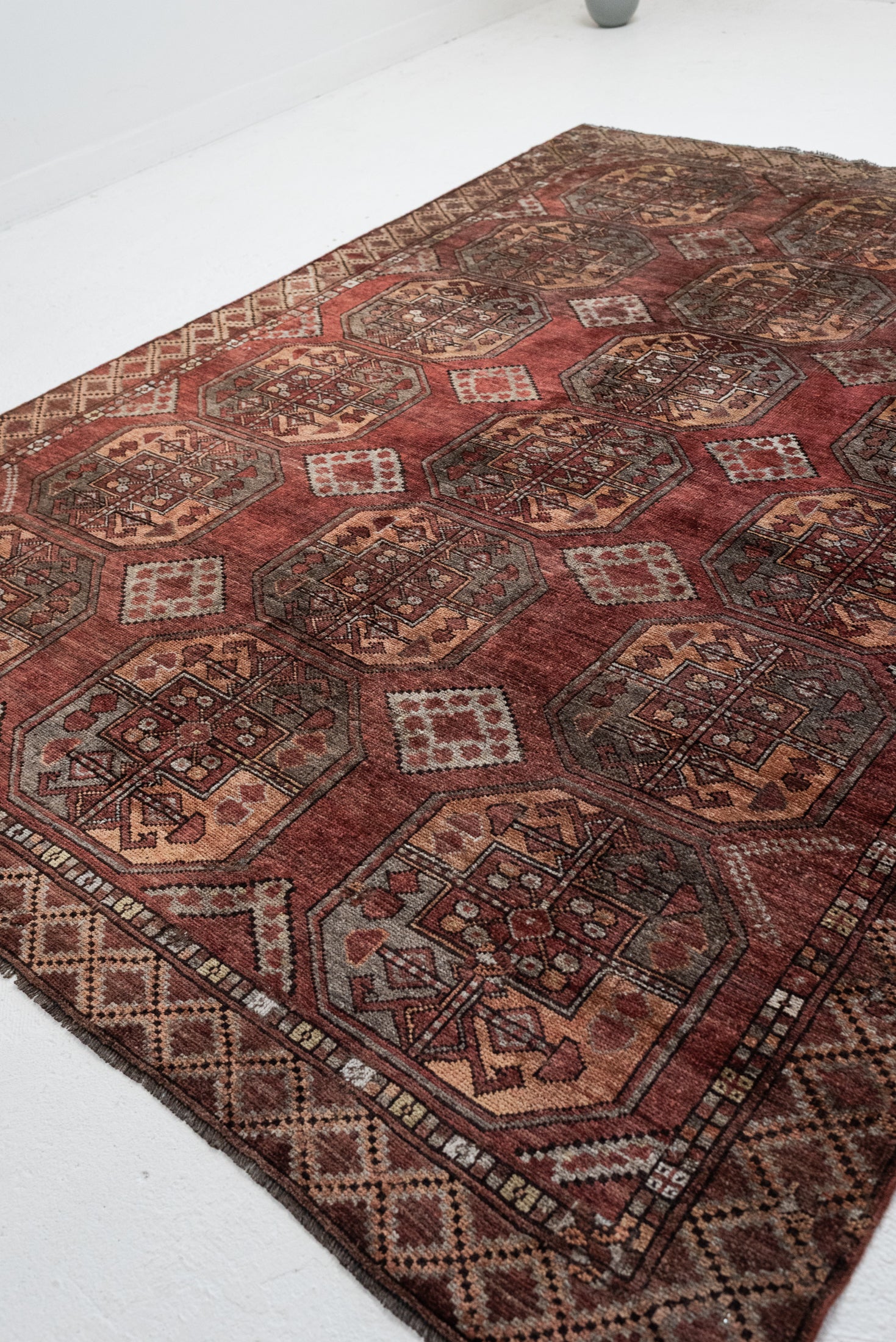5&#39;8 x 7&#39;8 | 1930s Afghan Rug | CE-C-3367