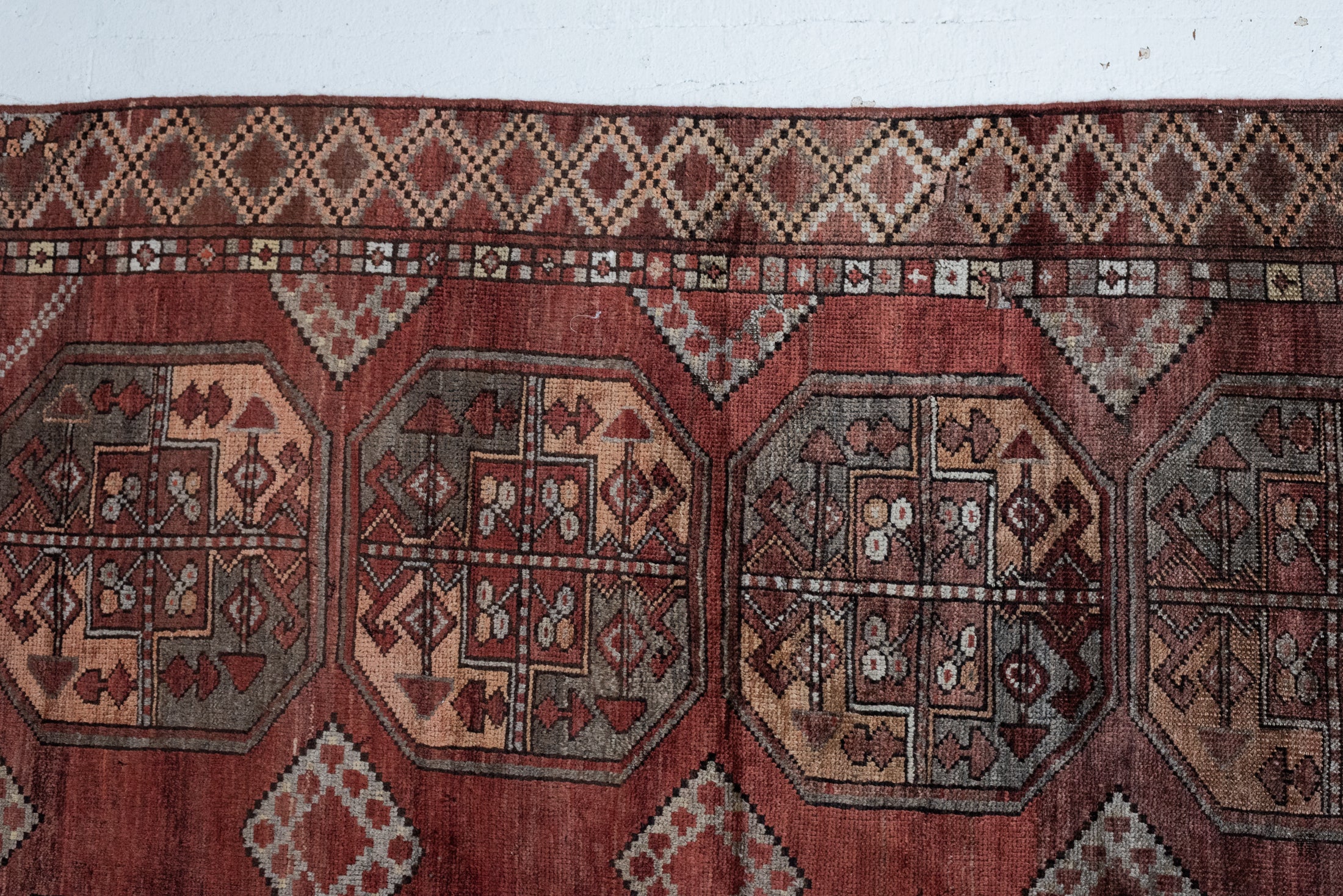 5&#39;8 x 7&#39;8 | 1930s Afghan Rug | CE-C-3367