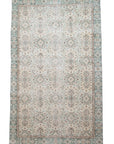 6'2 x 10'0 | Muted Aqua Large Vintage Rug | C-2808