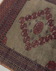 4'0 x 6'2 | Green Vintage Rug | CAB-W-2505