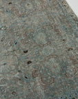 RESERVED | KV | 7'0 x 10'6 | Beautiful Large Blue Vintage Tabriz | V-3729