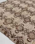 6'7 x 8'7 | Neutral Wool Vintage Rug | CE-C-2891