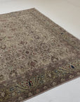 6'4 x 9'3 | Sage Green Large Vintage Rug | C-2943